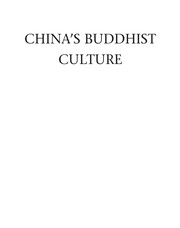 Front cover of China's Buddhist culture by Litian Fang