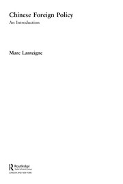 Front cover of Chinese foreign policy by Marc Lanteigne
