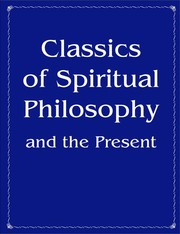 Front cover of Classics of spiritual philosophy and the present by Vladimir Antonov