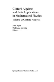 Front cover of Clifford Algebras and their Applications in Mathematical Physics by John Ryan