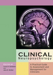 Cover of Clinical neuropsychology by Laura H. Goldstein
