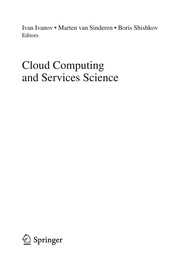 Cover of Cloud Computing and Services Science by Ivan Ivanov