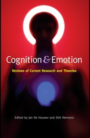 Cover of Cognition and emotion by Jan de Houwer