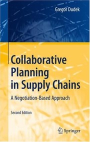 Cover of Collaborative Planning in Supply Chains by Gregor Dudek