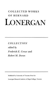 Cover of Collection by Bernard J. F. Lonergan