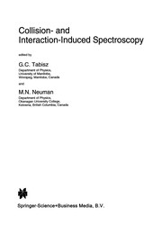 Cover of Collision- and Interaction-Induced Spectroscopy by G. C. Tabisz