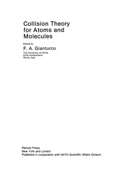 Front cover of Collision Theory for Atoms and Molecules by Franco A. Gianturco
