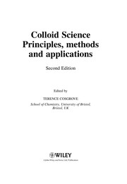 Cover of Colloid science by Terence Cosgrove