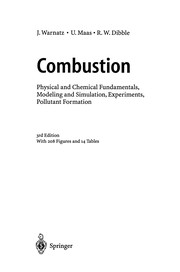 Cover of Combustion by Jürgen Warnatz
