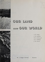 Front cover of Our land and our world by Arnold Boggs