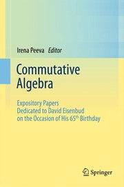 Cover of Commutative Algebra by Irena Peeva