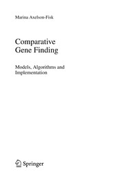 Cover of Comparative gene finding by Marina Axelson-Fisk