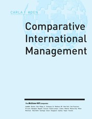 Cover of Comparative international management by Carla Koen
