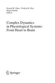 Cover of Complex dynamics in physiological systems by International Workshop on Complex Dynamics of Physiological Systems (2007 Kolkata, India)