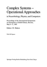 Front cover of Complex Systems - Operational Approaches in Neurobiology, Physics, and Computers by Hermann Haken