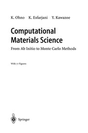 Cover of Computational Materials Science by Kaoru Ohno