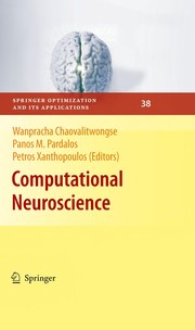 Cover of Computational neuroscience by W. Art Chaovalitwongse