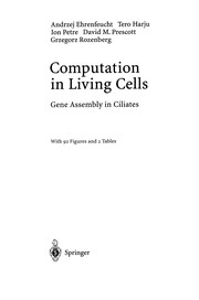Front cover of Computation in Living Cells by Andrzej Ehrenfeucht