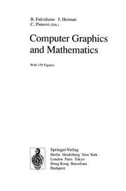 Cover of Computer Graphics and Mathematics by B. Falcidieno