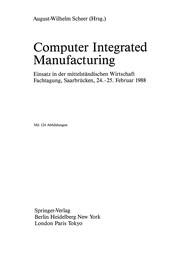 Front cover of Computer Integrated Manufacturing by Europäische Gemeinschaften. CIM Europe Commission