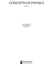 Front cover of Concepts of physics by Harish Chandra Verma