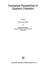 Front cover of Conceptual Perspectives in Quantum Chemistry by Jean-Louis Calais