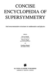 Front cover of Concise encyclopedia of supersymmetry by Stepan Dupliĭ