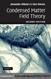 Front cover of Condensed matter field theory by Alexander Altland