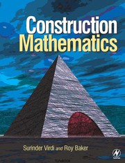 Front cover of Construction mathematics by Surinder Singh Virdi