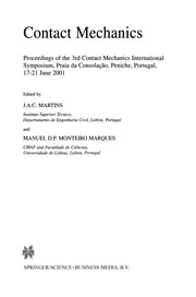 Front cover of Contact Mechanics by João A. C. Martins