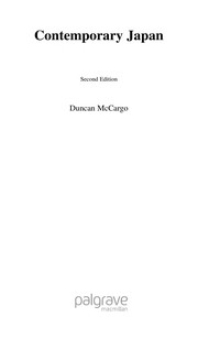 Cover of Contemporary Japan by Duncan McCargo