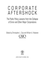 Cover of Corporate aftershock by Christopher L. Culp