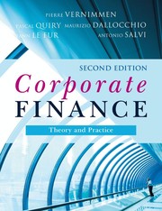 Cover of Corporate finance by Pierre Vernimmen