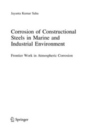 Front cover of Corrosion of Constructional Steels in Marine and Industrial Environment by Jayanta Kumar Saha
