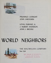 Front cover of Living as world neighbors by Prudence Cutright