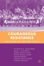 Cover of Courageous resistance by Kristina E. Thalhammer