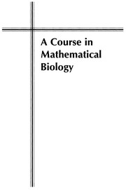 Front cover of A course in mathematical biology by Gerda de Vries