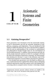 Front cover of A Course in Modern Geometries by Judith N. Cederberg