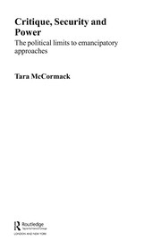 Cover of Critique, security and power by Tara McCormack