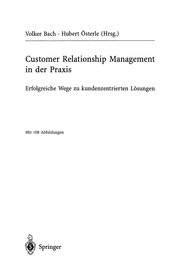 Front cover of Customer Relationship Management in der Praxis by Volker Bach
