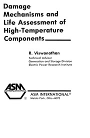 Front cover of Damage mechanisms and life assessment of high-temperature components by Ramaswamy Viswanathan