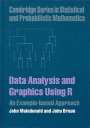 Cover of Data analysis and graphics using R by J. H. Maindonald