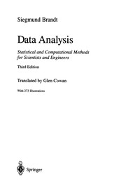 Cover of Data analysis by Siegmund Brandt