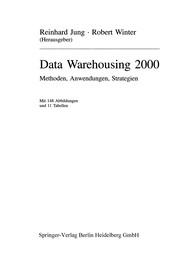 Front cover of Data Warehousing 2000 by Reinhard Jung