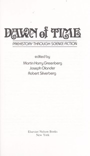 Cover of Dawn of time by Martin H. Greenberg