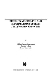 Front cover of Decision Modelling and Information Systems by Nikitas-Spiros Koutsoukis