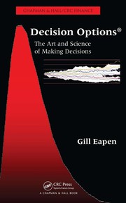 Cover of Decision options by Gill Eapen