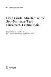 Front cover of Deep Crustal Structure of the Son-Narmada-Tapti Lineament, Central India by G. Dhanunjaya Naidu