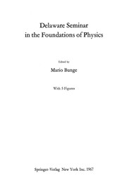 Front cover of Delaware Seminar in the Foundations of Physics by Mario Bunge