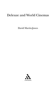 Cover of Deleuze and world cinemas by David Martin-Jones